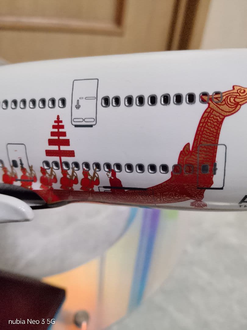 ✈Thailand／Boeing747 ドラゴン ボート1/150