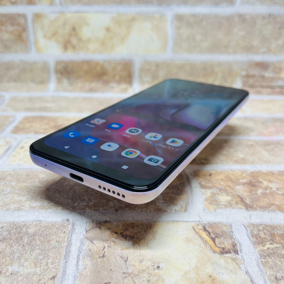 SIMフリー moto g30 128GB G-431 パステルスカイ 電池良好