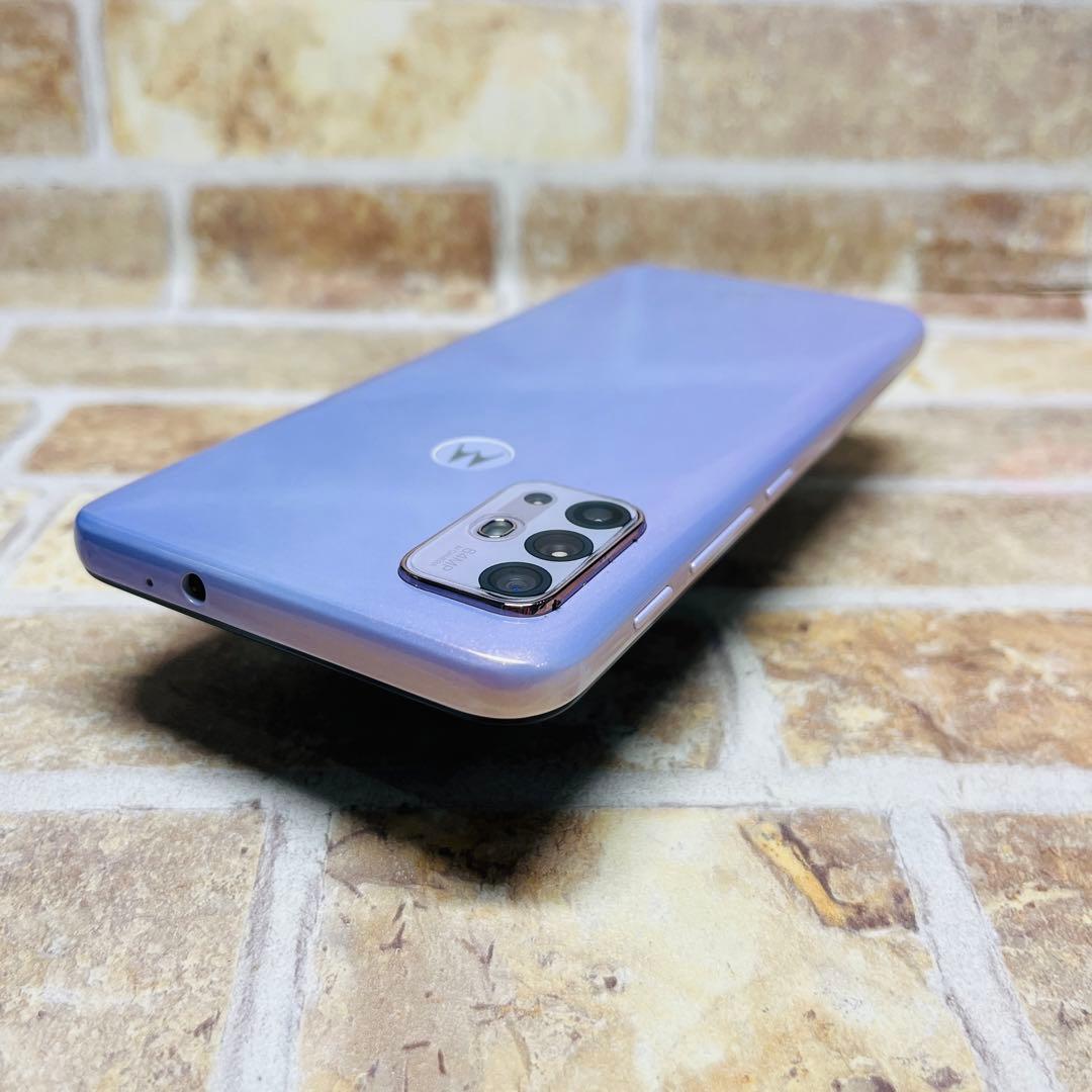 SIMフリー moto g30 128GB G-431 パステルスカイ 電池良好