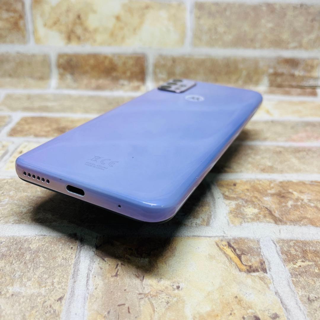 SIMフリー moto g30 128GB G-431 パステルスカイ 電池良好