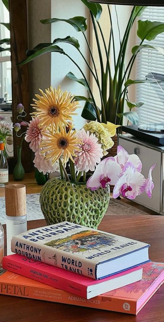 限定値下げ中‼️DESPOTSデスポッツストロベリー花瓶グリーンLフラワーベース