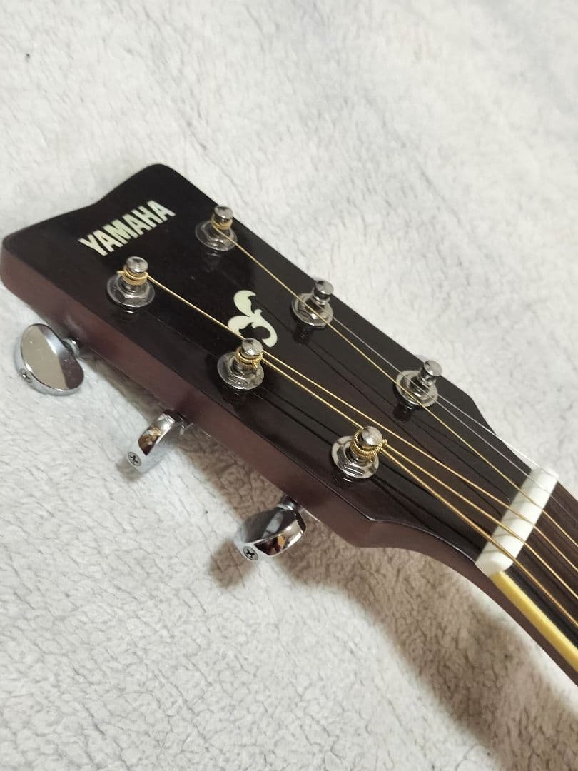 YAMAHA FS-720S ナチュラル TOP単板 小ぶり オマケ付 キズあり