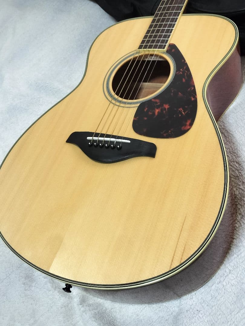 YAMAHA FS-720S ナチュラル TOP単板 小ぶり オマケ付 キズあり