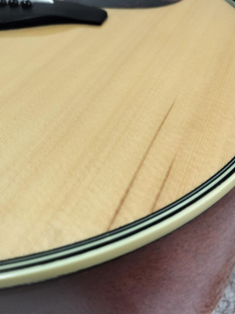 YAMAHA FS-720S ナチュラル TOP単板 小ぶり オマケ付 キズあり