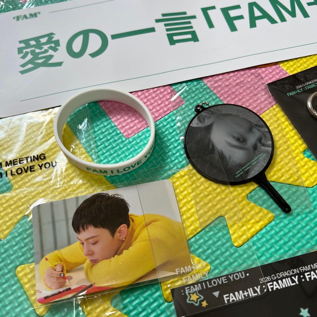 BIGBANG G-DRAGON ジヨン ファンミーティング 入場特典 FC特典