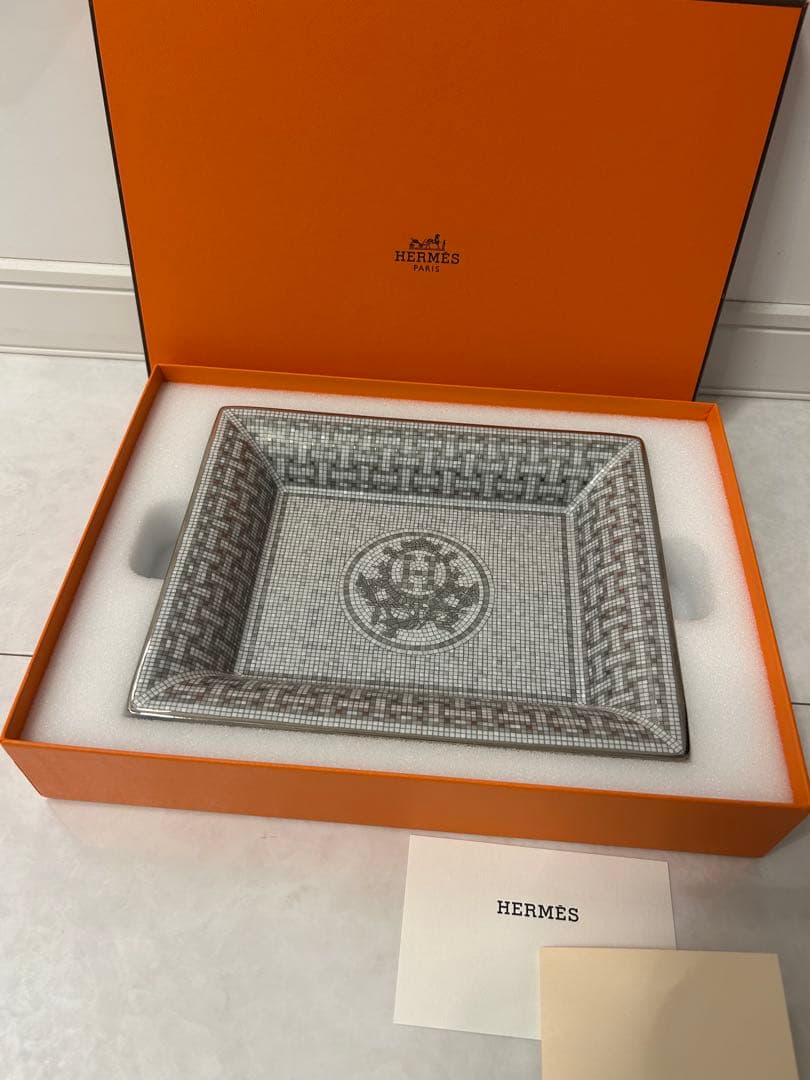 【新品未使用】エルメス　モザイク 24　トレイ　モザイクトレイ