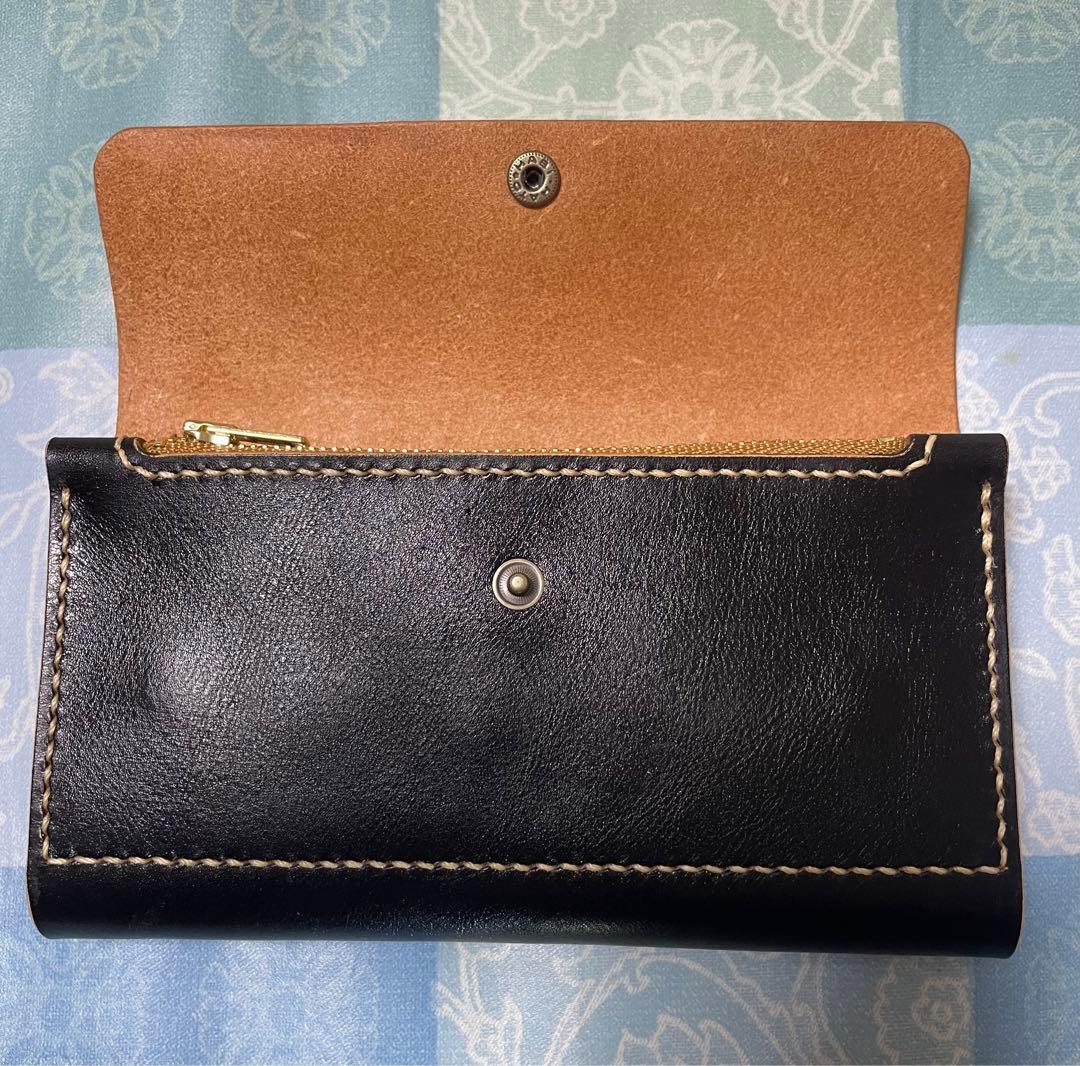 バイカーズウォレット　トラッカーウォレット　ロング　姫路レザー　本革ハンドメイド