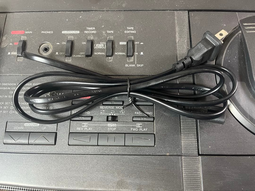 SHARP CDラジカセ QT-73CD ステレオダブルカセット ジャンク