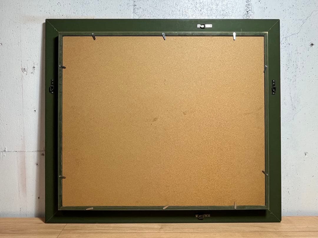 風景画 油絵 油彩 肉筆 「Marris」サイン有り / 池 メガネ橋 ボート