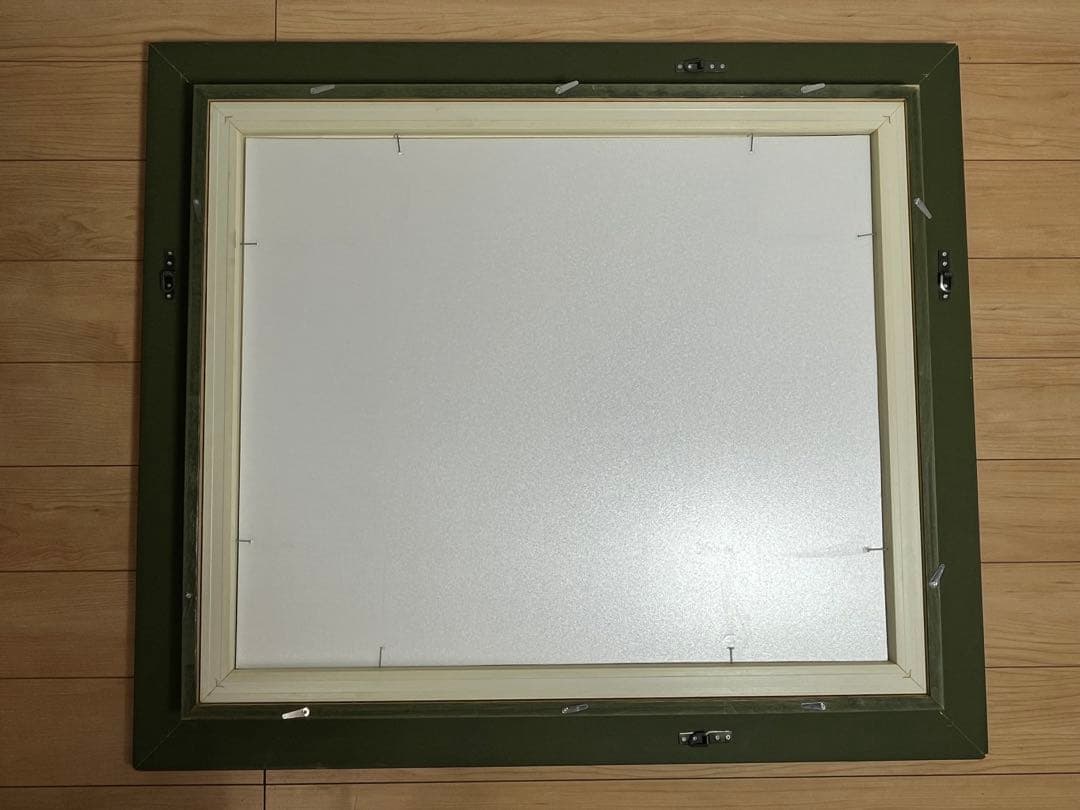 風景画 油絵 油彩 肉筆 「Marris」サイン有り / 池 メガネ橋 ボート