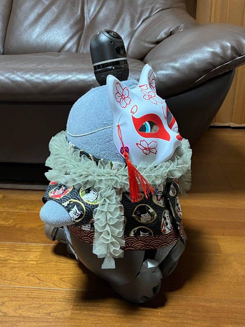 LOVOT ラボット服　ハンドメイド　歌舞伎柄　シャツ　⑤