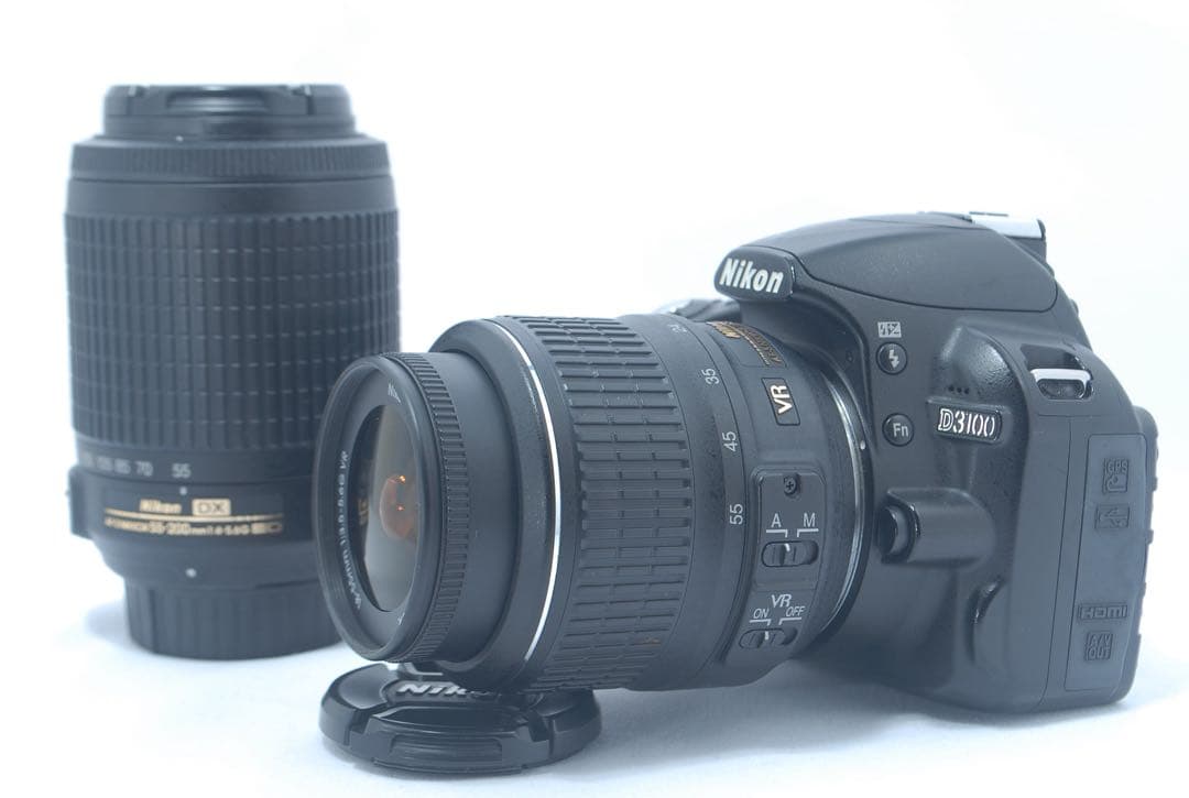 Nikon D3100☘️スマホ転送 一眼レフカメラ 初心者おすすめ レンズ2本