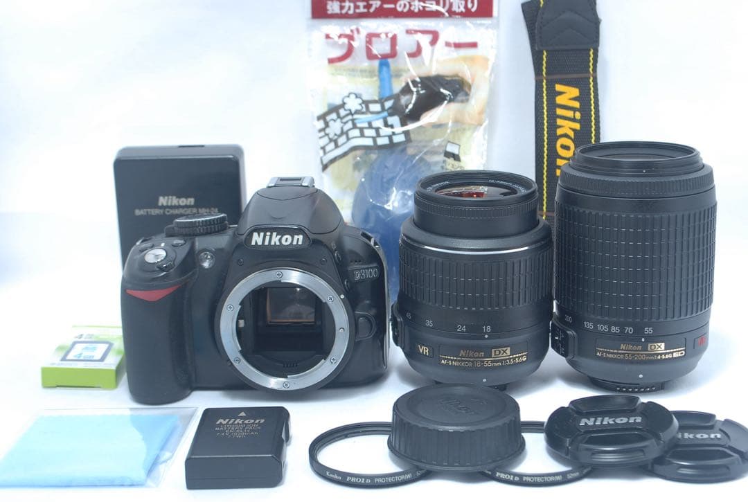 Nikon D3100☘️スマホ転送 一眼レフカメラ 初心者おすすめ レンズ2本