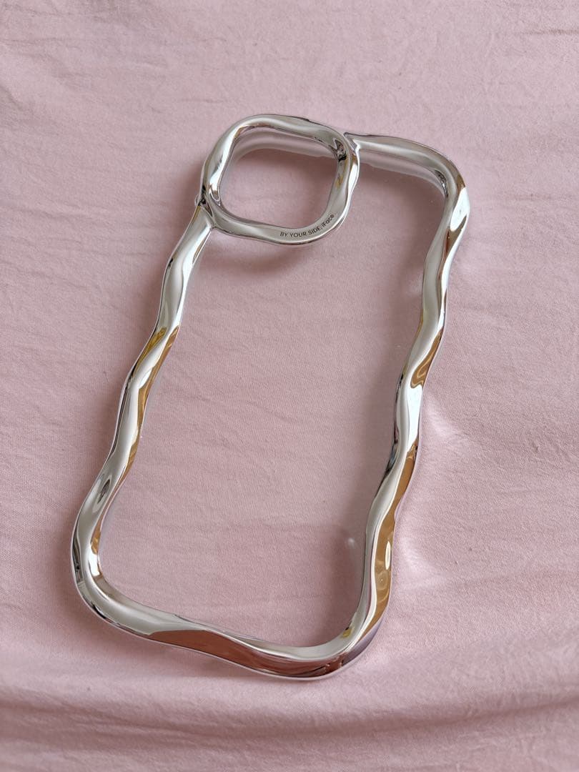 iface BeBling iPhone13 14 15 シルバー メタリック