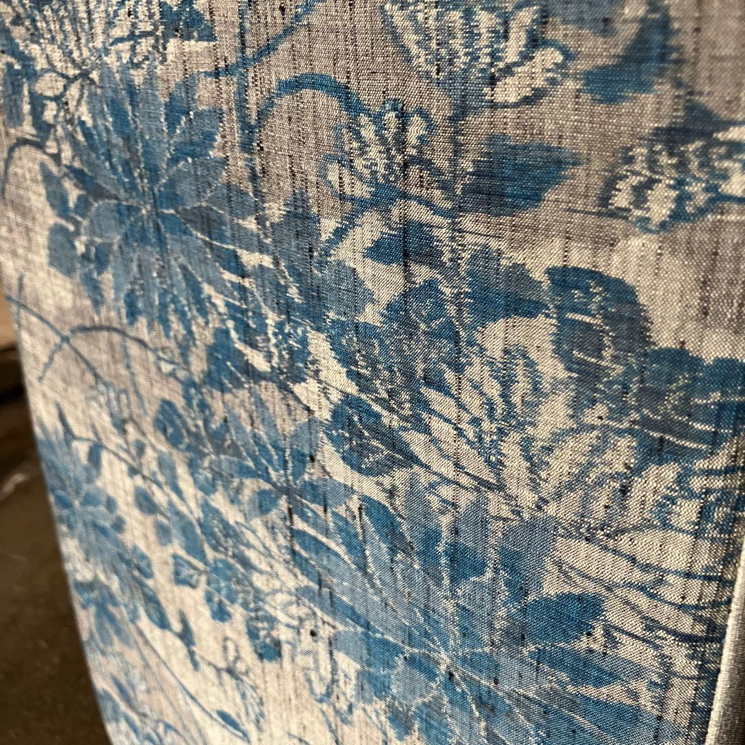 スツール　オットマン　結城紬　新品