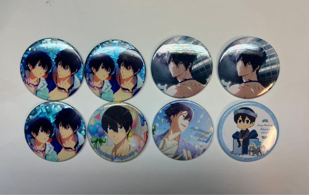 日*1様 七瀬遙　クリアファイル　缶バッジ　ポストカード