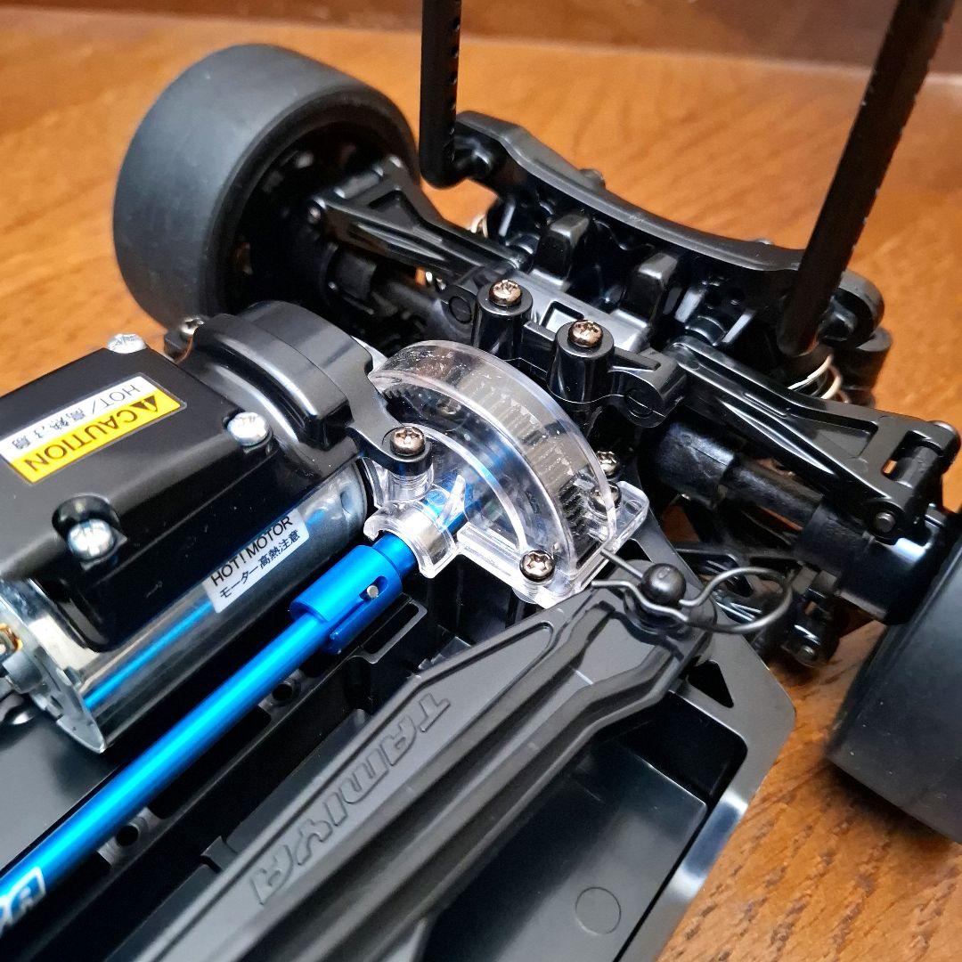 タミヤ １/10 R C 　T T 0 2 シャーシ組立て完成品