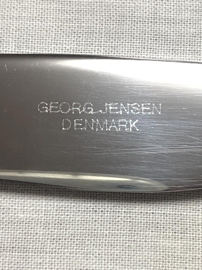 美品 ジョージジェンセン ACORN ディナーナイフ STERLING ②
