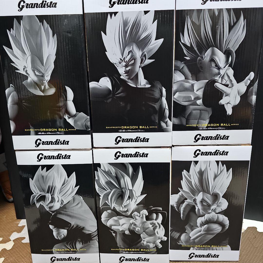 ドラゴンボール　グランディスタ6種類　悟空　ベジータ　魔人ベジータ　ゴジータ