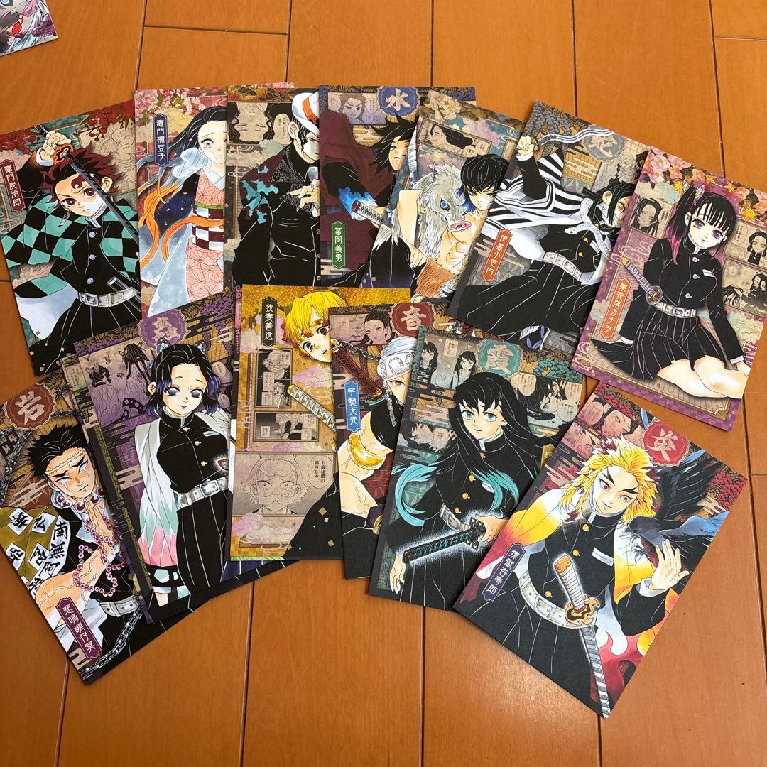 鬼滅の刃 ジャンプ 夏コミ 漫画特典 ステッカー ポストカード Wステッカー