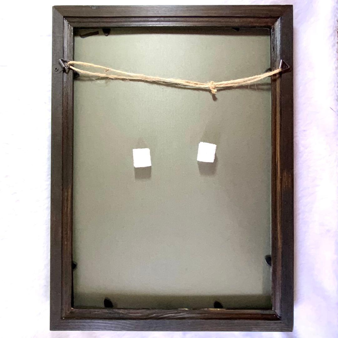 ピアス&ブローチ付き　水彩アート　原画　手描き　アクセサリー　イラスト