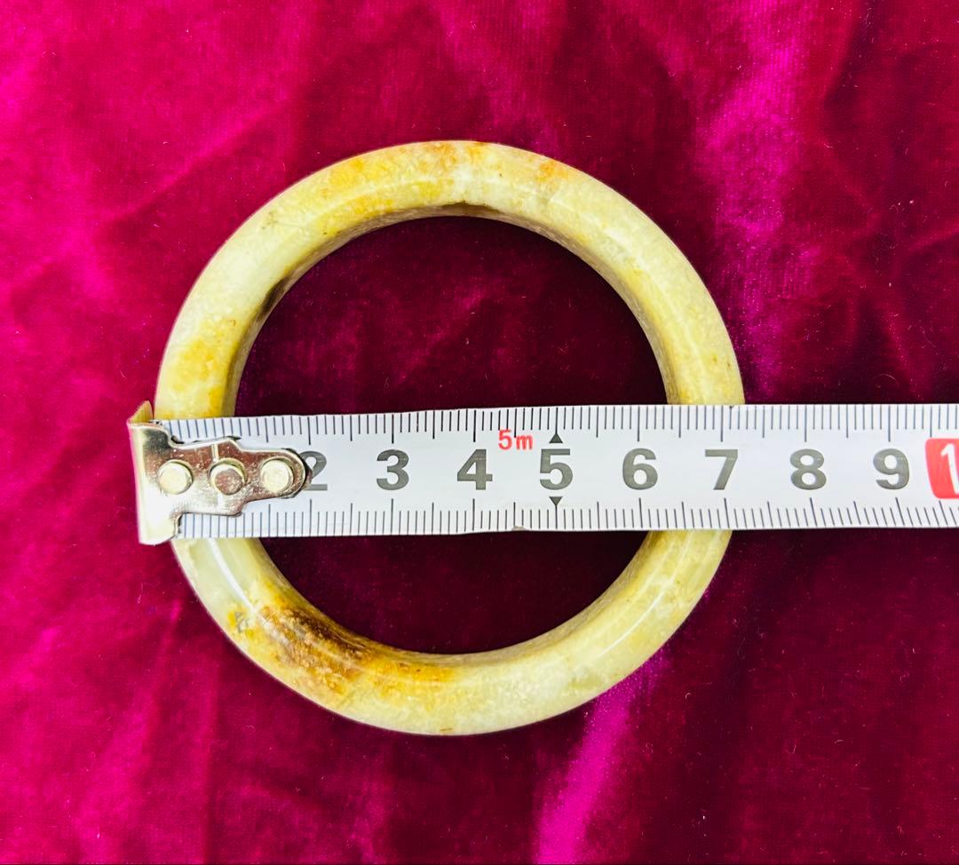 骨￼董品　天然翡翠 玉 貴妃のバングル y s z111