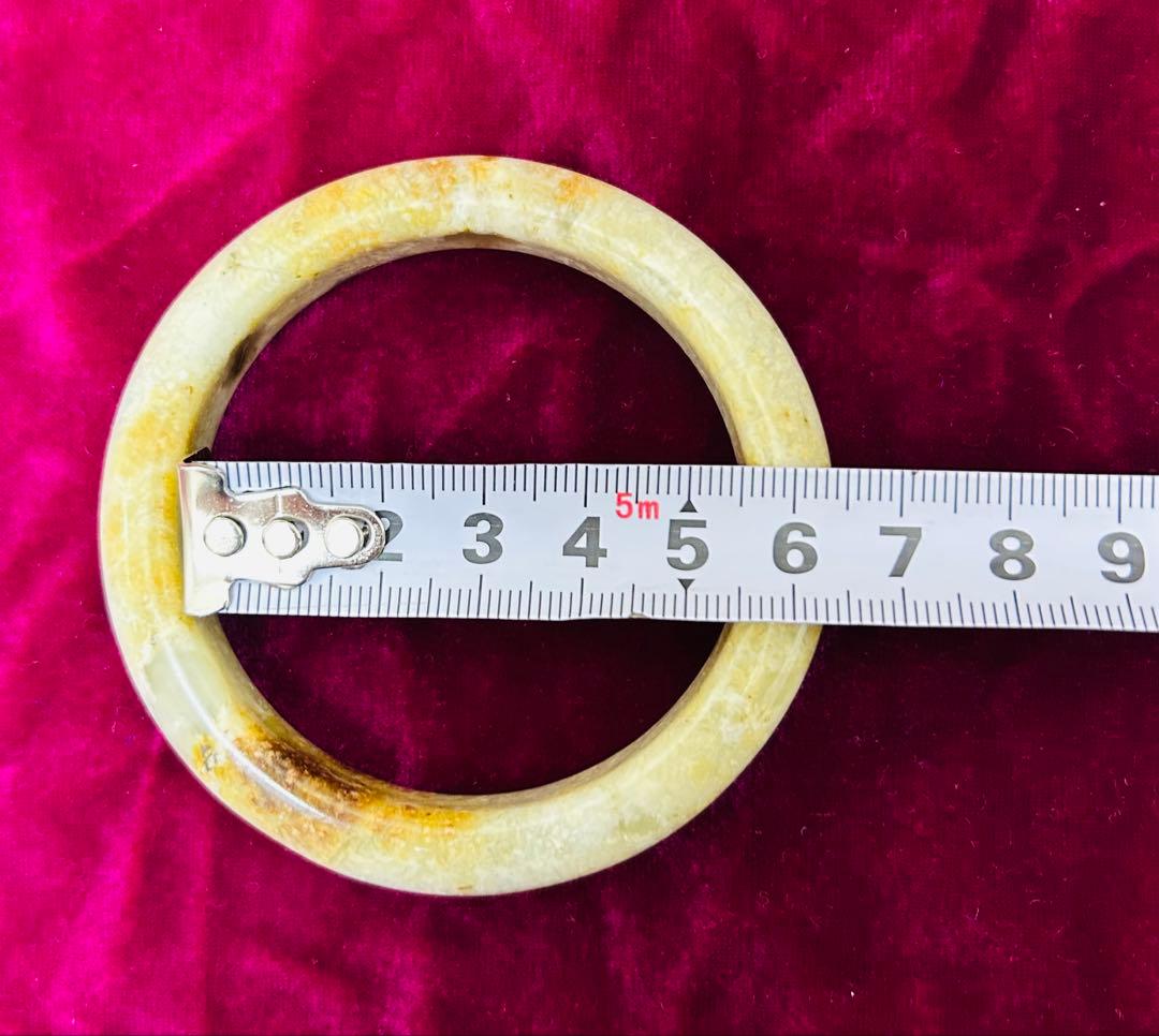 骨￼董品　天然翡翠 玉 貴妃のバングル y s z111