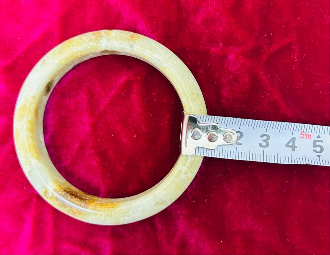 骨￼董品　天然翡翠 玉 貴妃のバングル y s z111