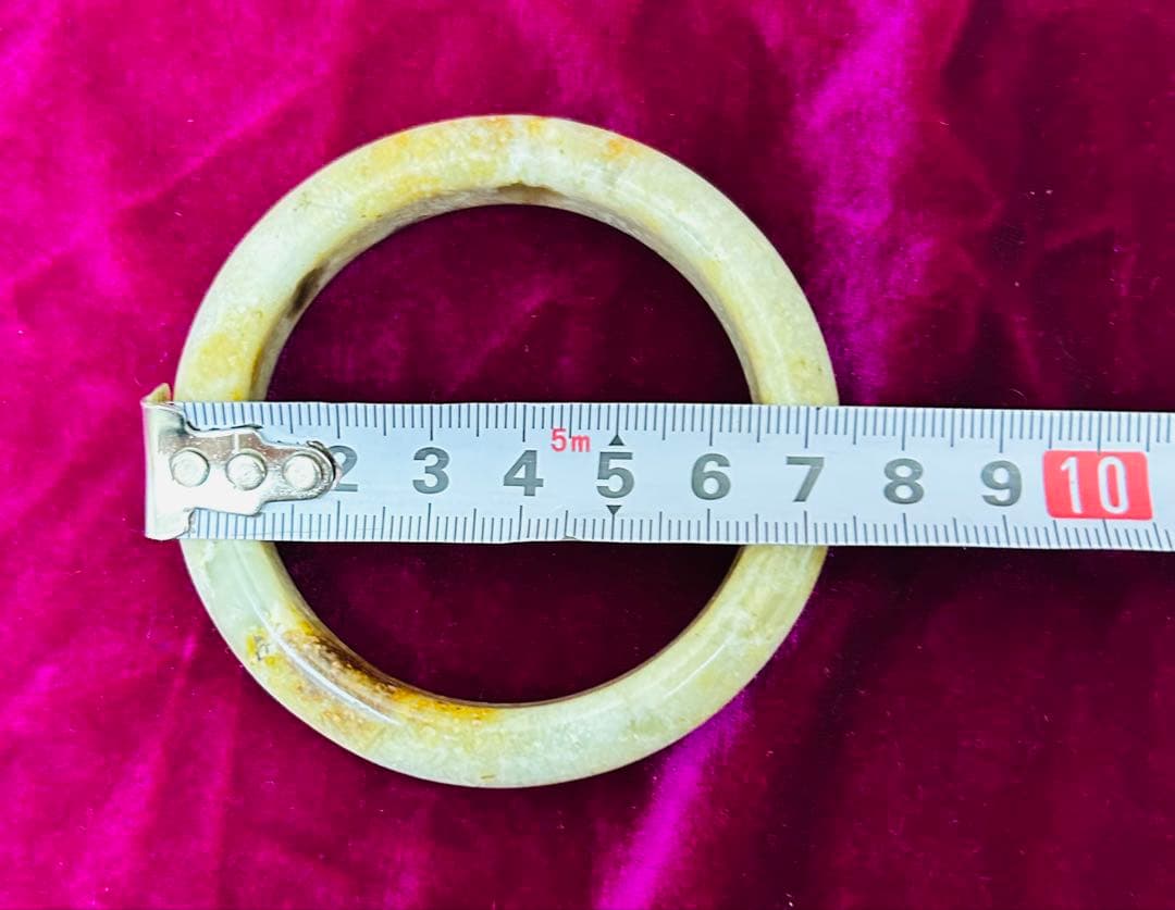 骨￼董品　天然翡翠 玉 貴妃のバングル y s z111