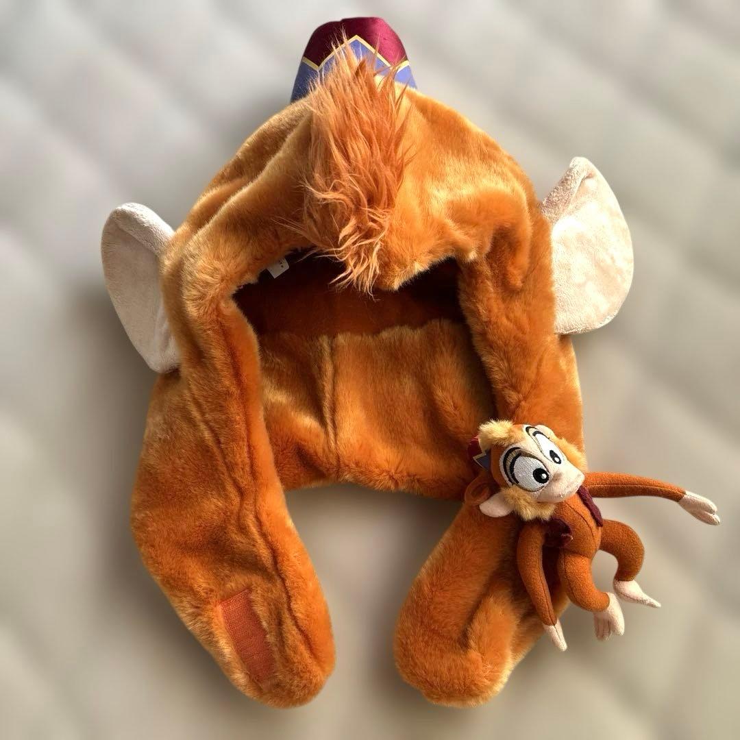 【タグ付き】ディズニー　アラジン　アブー　ファンキャップ　帽子　被り物