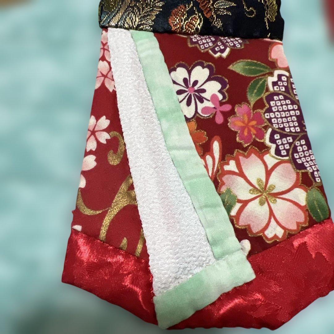 パッチワークキルト お雛様 約45cm正方形 壁掛け ハンドメイド 一点もの