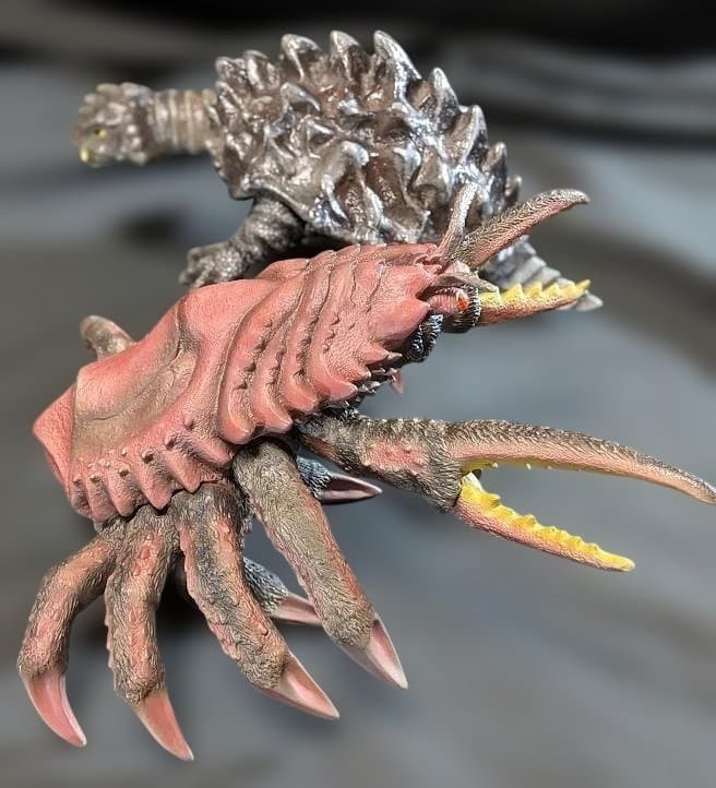 カメーバ＆ガニメ「決戦！南海の大怪獣」登場（マーミット）ソフビ２体セット