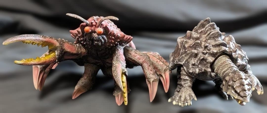 カメーバ＆ガニメ「決戦！南海の大怪獣」登場（マーミット）ソフビ２体セット