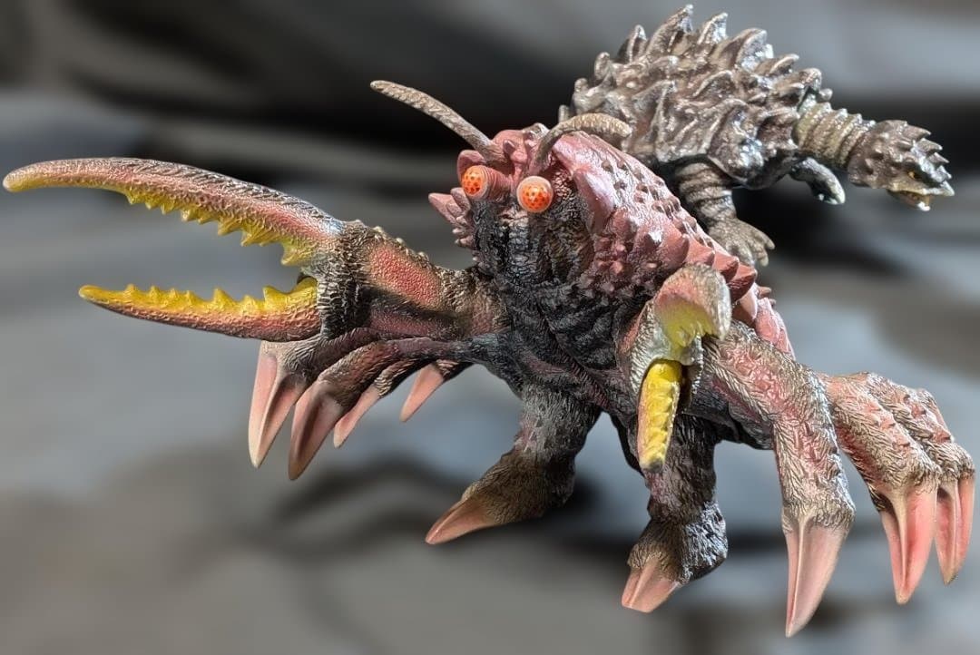 カメーバ＆ガニメ「決戦！南海の大怪獣」登場（マーミット）ソフビ２体セット