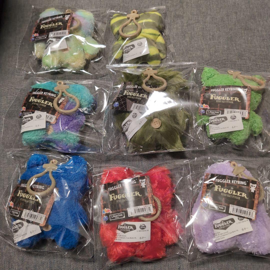 未使用　タグ付き　ファグラー　ぬいぐるみ　キーリング　キーホルダー　8種