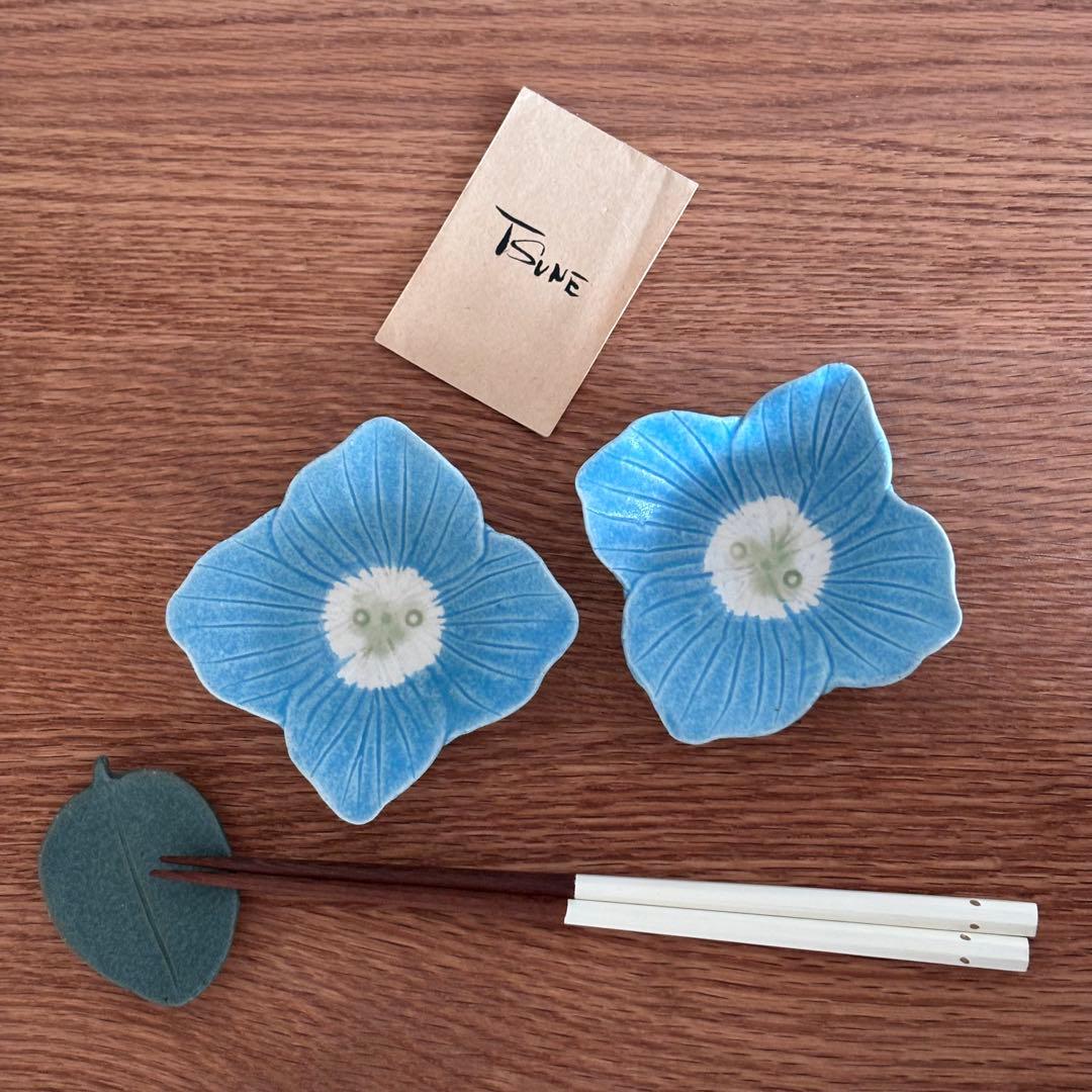 ✴︎ 未使用 ✴︎ 田中恒子さん 花小鉢 リンカ 春 醤油皿 香皿