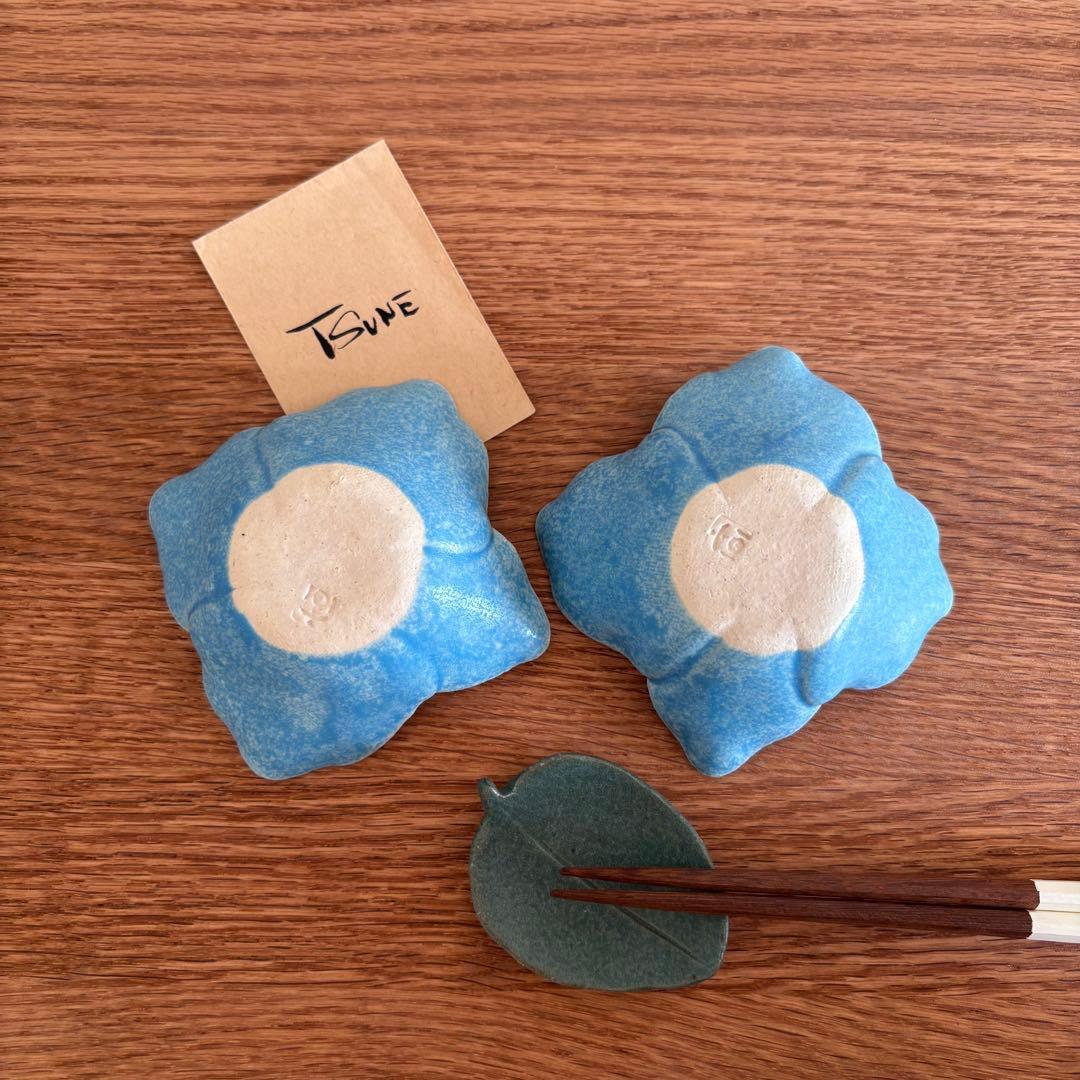 ✴︎ 未使用 ✴︎ 田中恒子さん 花小鉢 リンカ 春 醤油皿 香皿