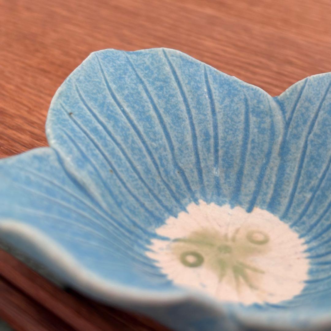 ✴︎ 未使用 ✴︎ 田中恒子さん 花小鉢 リンカ 春 醤油皿 香皿