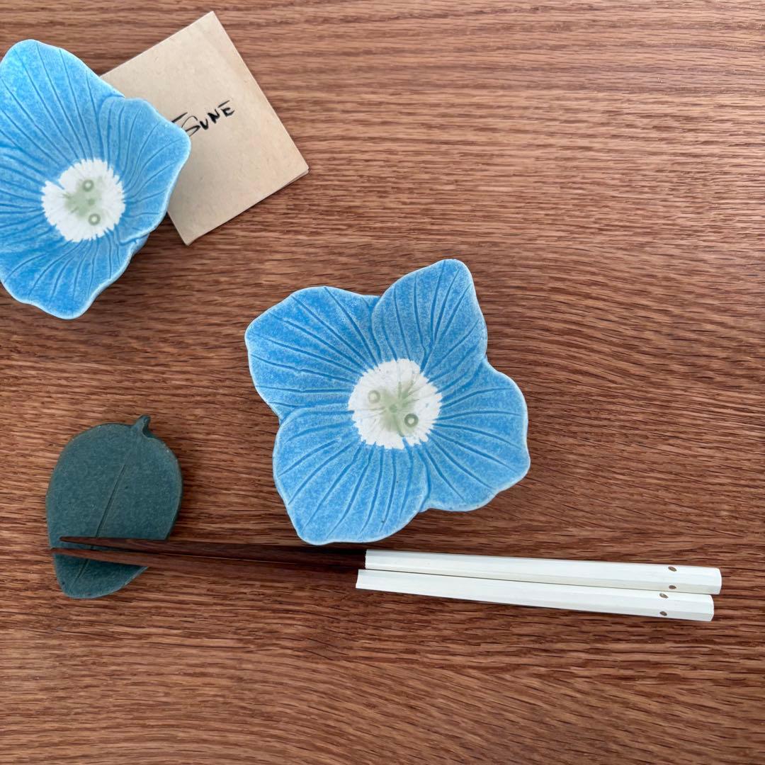 ✴︎ 未使用 ✴︎ 田中恒子さん 花小鉢 リンカ 春 醤油皿 香皿