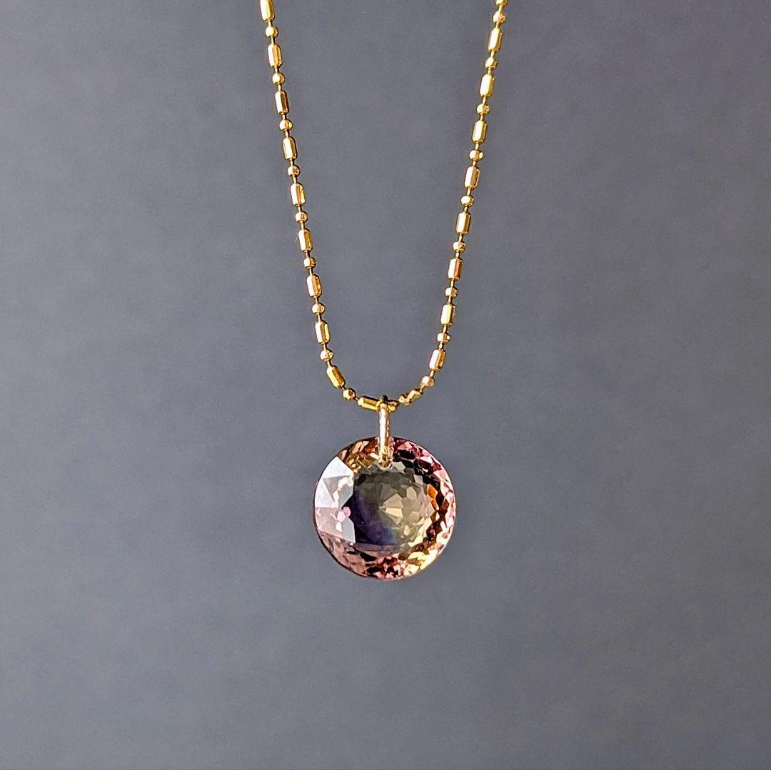 ♢容音♢K18 アメトリン 4.97ct ネックレスチャーム