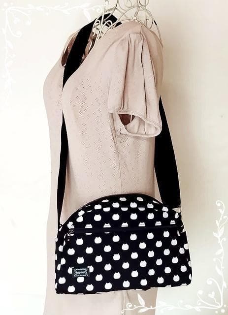 【受注製作】ねこたま　クロスボディバッグ