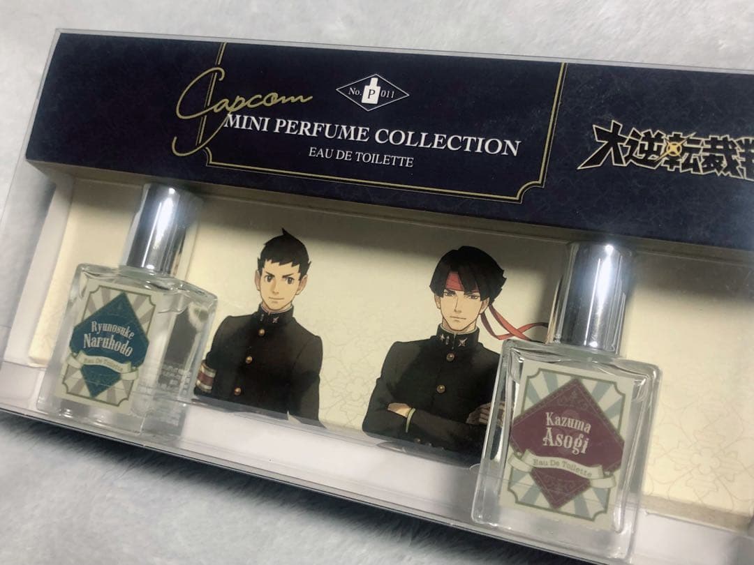 大逆転裁判 カプコン miniパフュームコレクション 成歩堂龍ノ介 亜双義一真