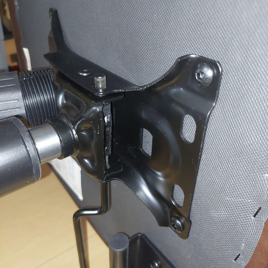 ニトリ (Nシールド スモークDH DBR) レザー調 高さ調節 回転チェア