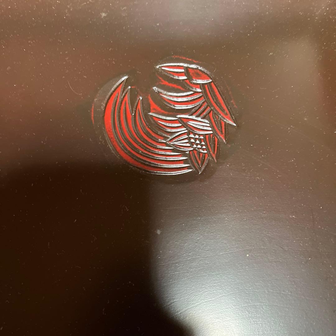 鎌倉彫乱れ箱　木製衣装箱　入れ子　伝統工芸品　漆塗り　昭和レトロ