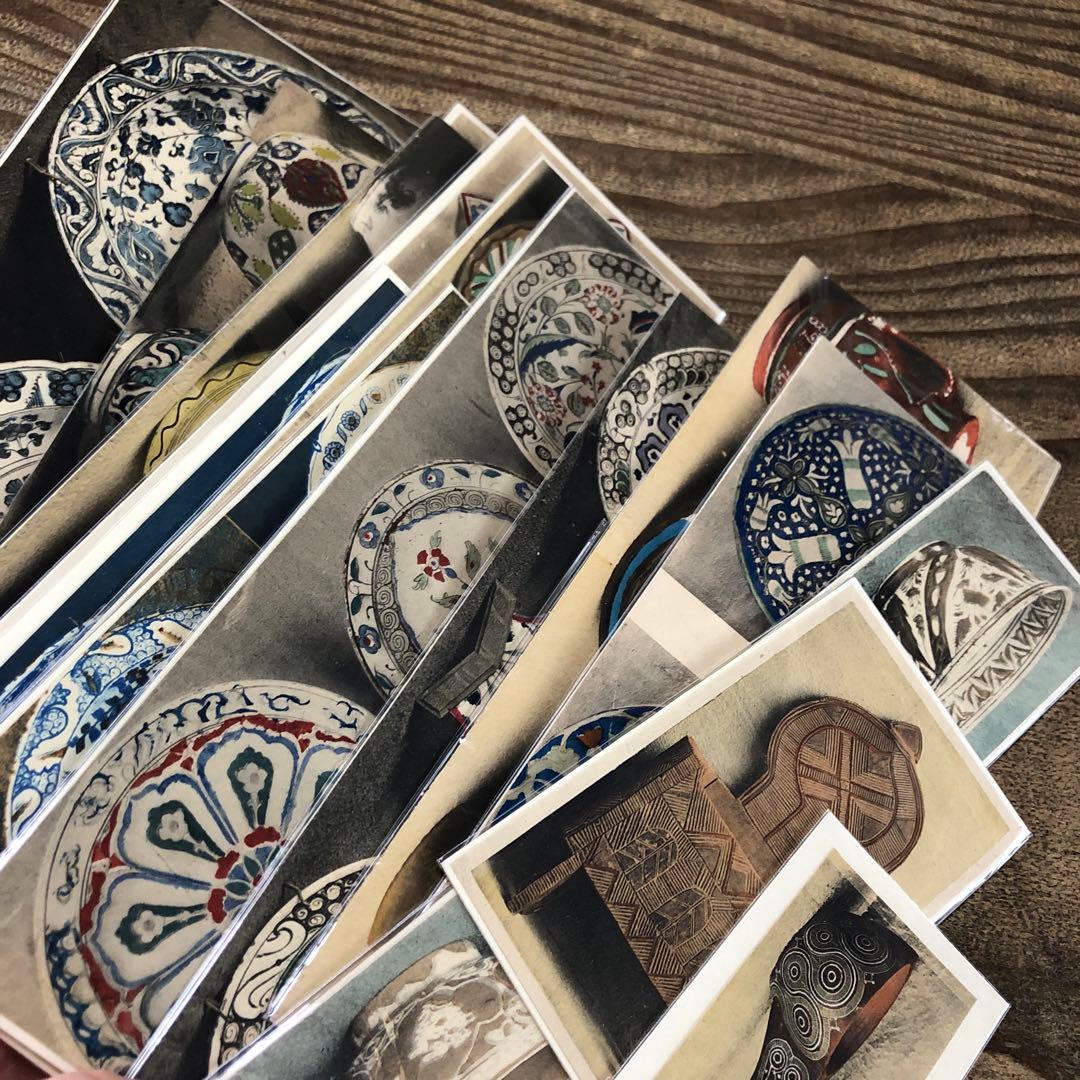 ji8050 陶器 うつわ 柄模様集 まとめて  骨董 図柄 美術 版画