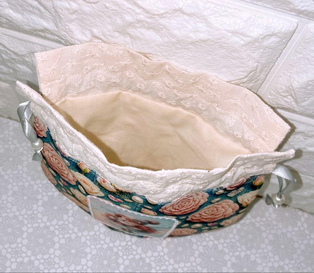 エコバッグ＆ポーチ＆巾着♡レディ＆わんこ