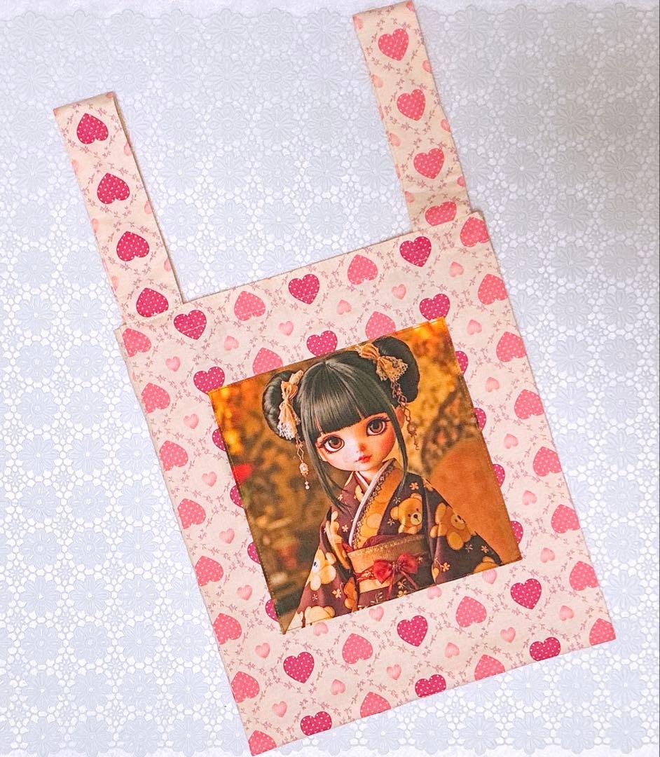 エコバッグ＆ポーチ＆巾着♡レディ＆わんこ