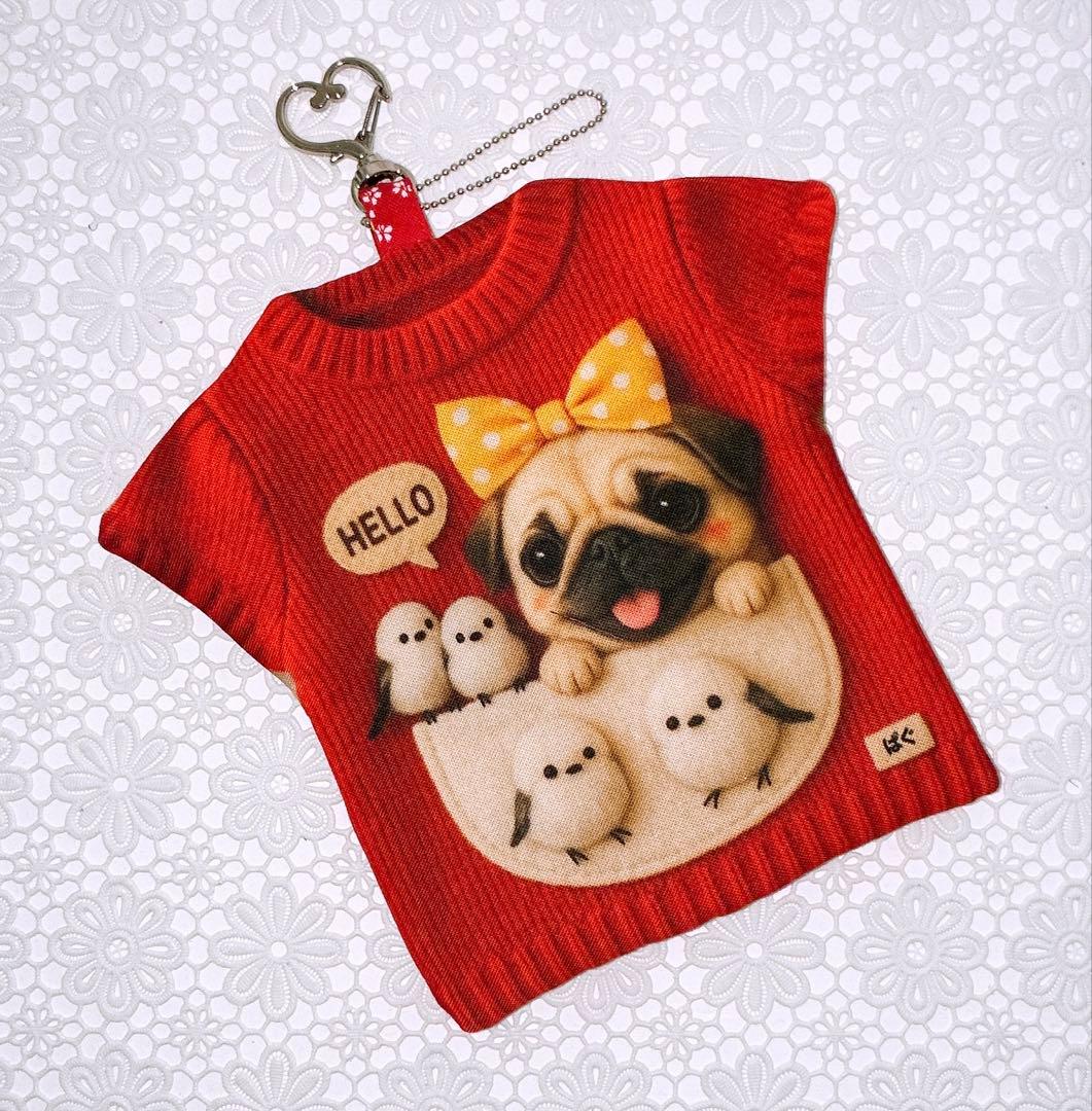 エコバッグ＆ポーチ＆巾着♡レディ＆わんこ