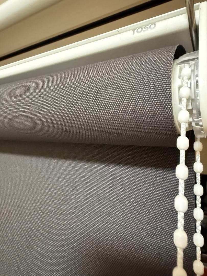 TOSO ロールスクリーン 幅120 丈約210 チョコレート 濃い茶色