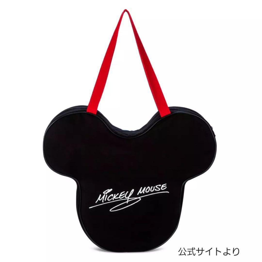 新品タグ付　ミッキー　ダイカット　ビッグフェイス　トートバッグ　ディズニー